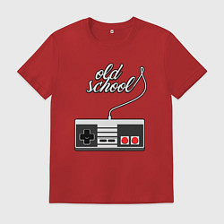 Футболка хлопковая мужская Джойстик, цвет: красный