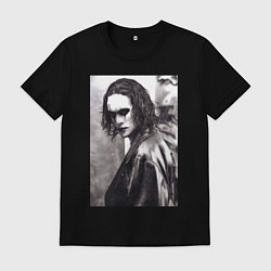 Футболка хлопковая мужская Брендон Ли, цвет: черный