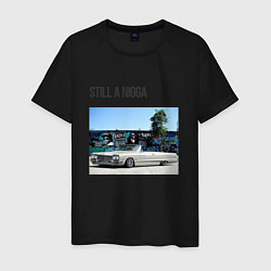 Футболка хлопковая мужская Still a nigga, цвет: черный