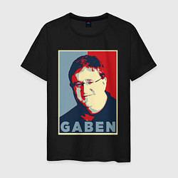 Футболка хлопковая мужская Gaben, цвет: черный