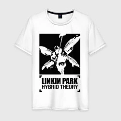 Футболка хлопковая мужская LP Hybrid Theory, цвет: белый