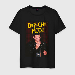 Футболка хлопковая мужская Depeche Mode Dave, цвет: черный