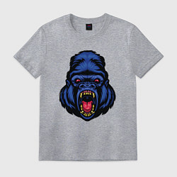 Футболка хлопковая мужская Blue monkey, цвет: меланж