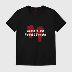 Футболка хлопковая мужская Depeche Mode revolution, цвет: черный