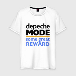 Футболка хлопковая мужская Depeche Mode - Some Great Reward, цвет: белый