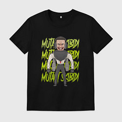 Футболка хлопковая мужская Mutant skibidi, цвет: черный