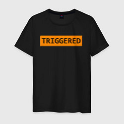 Футболка хлопковая мужская Triggered, цвет: черный