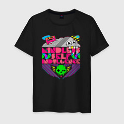 Футболка хлопковая мужская Mindless Self Indulgence rock group, цвет: черный
