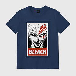 Футболка хлопковая мужская Пустой Ичиго, цвет: тёмно-синий