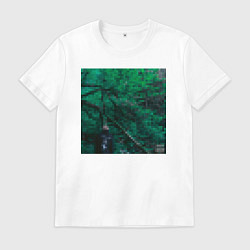 Футболка хлопковая мужская Phosphor, цвет: белый