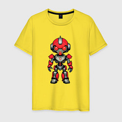 Футболка хлопковая мужская The Red robot, цвет: желтый