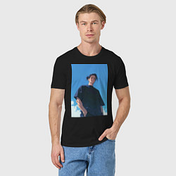 Футболка хлопковая мужская Сугуру Гэто, цвет: черный — фото 2