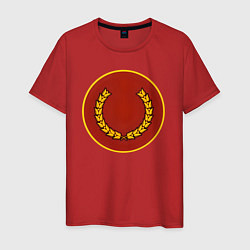 Футболка хлопковая мужская Рим Октавиана Total War: Rome II, цвет: красный