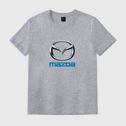 Футболка хлопковая мужская Mazda sport brend, цвет: меланж