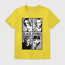 Футболка хлопковая мужская Нана Осаки, цвет: желтый