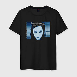 Футболка хлопковая мужская Evanescence rock, цвет: черный