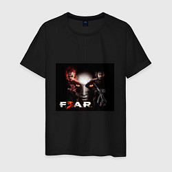 Футболка хлопковая мужская Игра Fear главные герои, цвет: черный