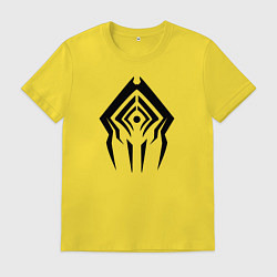 Футболка хлопковая мужская Warframe Stalker, цвет: желтый