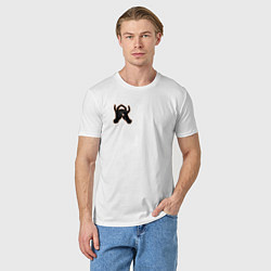 Футболка хлопковая мужская The cursed spirit of Jogo, цвет: белый — фото 2
