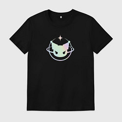 Футболка хлопковая мужская Мордочка Куроми, цвет: черный