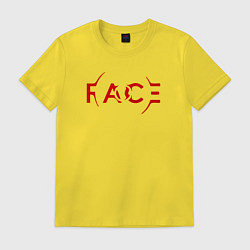 Футболка хлопковая мужская BTS Face, цвет: желтый