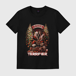 Футболка хлопковая мужская Ужасающий 3, цвет: черный