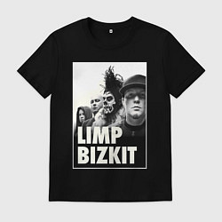 Футболка хлопковая мужская Limp Bizkit all, цвет: черный