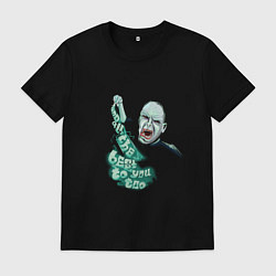 Футболка хлопковая мужская И вам всего хорошего, цвет: черный