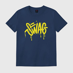 Футболка хлопковая мужская Swag, цвет: тёмно-синий