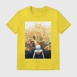 Футболка хлопковая мужская Для тебя Бессмертный Фуши Джоан, цвет: желтый