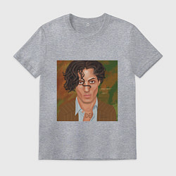 Футболка хлопковая мужская Дамиано, цвет: меланж