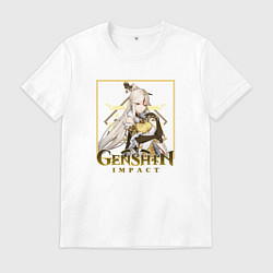 Футболка хлопковая мужская Цисин Нин Гуан, цвет: белый