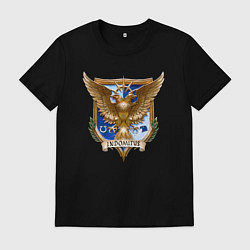 Футболка хлопковая мужская Ultra Marin - Indomitus, цвет: черный