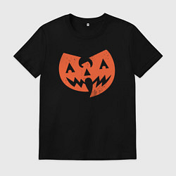 Футболка хлопковая мужская Wu-Tang halloween, цвет: черный