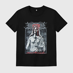 Футболка хлопковая мужская Lorna Shore - Angel, цвет: черный