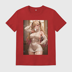 Футболка хлопковая мужская Marin Kitagawa: Sexy, цвет: красный