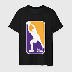 Футболка хлопковая мужская Shaq attack, цвет: черный