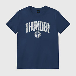Футболка хлопковая мужская Thunder, цвет: тёмно-синий