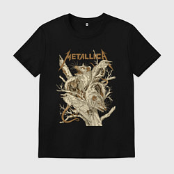 Футболка хлопковая мужская Metallica - rats and crows, цвет: черный