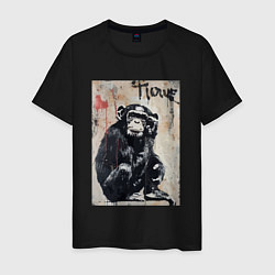 Футболка хлопковая мужская Style monkey, цвет: черный
