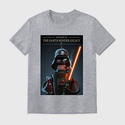Футболка хлопковая мужская Дарт Бендер наследие, цвет: меланж
