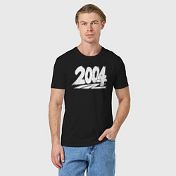 Футболка хлопковая мужская 2004 год в стиле граффити, цвет: черный — фото 2