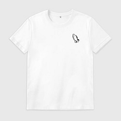 Футболка хлопковая мужская Чаю воскресения мертвым темный арт, цвет: белый