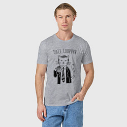 Футболка хлопковая мужская Dale Coopurr, цвет: меланж — фото 2