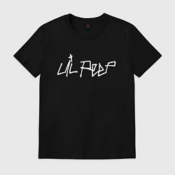 Футболка хлопковая мужская Lil Peep Forever, цвет: черный