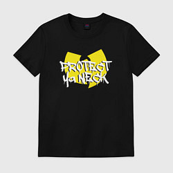 Футболка хлопковая мужская Protect ya neck Wu-Tang, цвет: черный