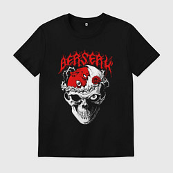 Футболка хлопковая мужская Berserk - red, цвет: черный