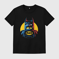 Футболка хлопковая мужская Batman look, цвет: черный