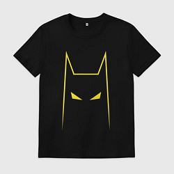 Футболка хлопковая мужская Batman minimalism, цвет: черный