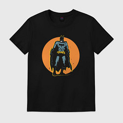 Футболка хлопковая мужская Cool Batman, цвет: черный